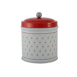 Handcrafted American Style Iron <b>Kitchen</b> <b>Storage</b> <b>Container</b> with Detachable Lid Airtight Food <b>Storage</b> Jar - Product Image 1