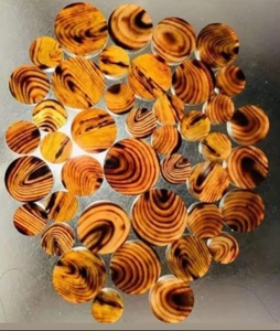 Boutons en agate naturelle de qualité supérieure, en corne de buffle, style animal sculpté, avec fonction imperméable - Product Image 5
