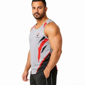 Débardeurs de sport pour hommes, flexibles, doux, durables, confortables et performants, pour l'été et la salle de sport. - Product Image 6