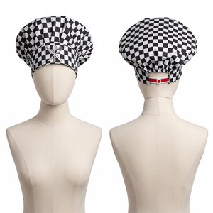 Casquettes de chef OEM de qualité supérieure à prix d'usine en gros / Accessoires de restaurant unisexes imperméables en polyester/coton de haute qualité - Product Image 6