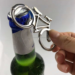 Juego de 3 abrebotellas de diseño de bicicleta único de acero inoxidable perfecto para herramientas de apertura de cerveza montadas en la pared y accesorios de barra - Product Image 4