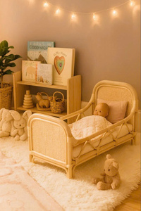 Elegent design rattan bed doll <b>kid</b> made in Vietnam with wholesale price OEM ODM color make in Vietnam - Product Image 4