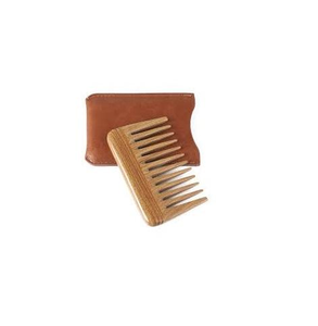 Peigne en bois de Neem naturel, écologique, artisanal, avec design personnalisable pour des cheveux sains - Prix - Product Image 3