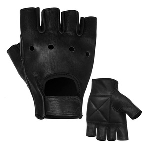 High Quality Sheep Grain Leather Wheel Chair Gloves Non-Slip Breathable Abrasion Heat Resistant Soft Comfortable Gym Sports - Product Image 1