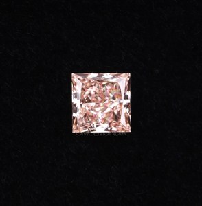 Diamante Rosa de 1.0 CT |   Diamante Cultivado en Laboratorio Princesa |   Diamante suelto de lujo para pendientes, anillo de aniversario, regalo de anillo de boda - Product Image 4