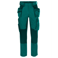 Pantalon de travail bleu pour homme avec plusieurs poches, résistant à l'abrasion, en polyester, pantalon uniforme