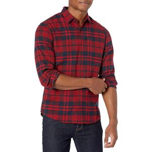 Camisa de franela transpirable de secado rápido para hombre, camisa a cuadros cálida con botones para trabajo al aire libre, senderismo, camping y uso diario. - Product Image 1
