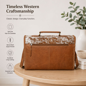 Sac à main en cuir de vachette véritable fait main avec poignée supérieure et bandoulière réglable, sacoche pour ordinateur portable pour femme, sac messager de bureau - Product Image 3