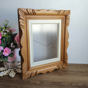 Antique Handmade Solid <b>Wood</b> <b>Photo</b> Frame Rustic Tabletop Display for Home Office Living Room Classic Vintage Decor Style - Product Image 5