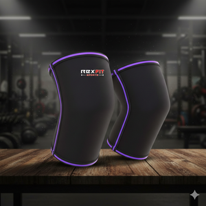 Attelle de coude en néoprène Rexfit Sport Premium 5 mm pour la musculation, le développé couché et la protection des articulations - Product Image 3