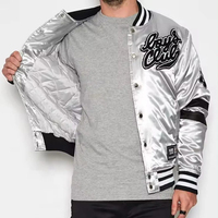 Blouson Bomber Long Homme Personnalisable – Coupe Droite, Fermeture Éclair, Doublure Satinée Premium, Col Montant, Style Décontracté, Réversible