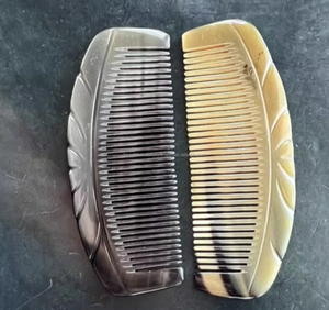 Peine de cuerno de búfalo pulido, hecho a mano, ecológico, el más vendido, de calidad premium, rústico, religioso, cepillo para el cabello antiestático de bolsillo - Product Image 5