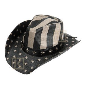 Sombrero de Vaquero de Poliéster de Alta Calidad, Estilo Americano de Exportación, para Viajes, Verano, Casual, Moderno, Tejido Suave y Transpirable - Product Image 5
