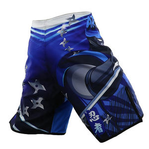 Proveedor de Ropa de Lucha con MOQ Bajo, Directo de Fábrica, Shorts de Grappling Sublimados para BJJ No-Gi MMA, Ropa Deportiva Personalizada con Cierre de Velcro - Product Image 2
