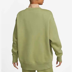 Sudadera de algodón al por mayor con cuello redondo, color personalizado, unisex, extragrande, con capucha bordada, ropa de invierno extragrande para mujer - Product Image 2
