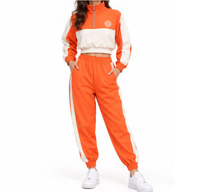Conjunto Deportivo SUPERIOR INTERNATIONAL para Mujer, Transpirable, Ligero, de Invierno, Sudadera y Pantalones, 100% Algodón, Secado Rápido, Estilo Casual - Product Image 1