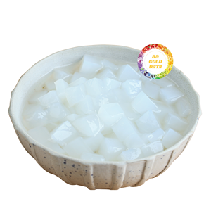 วุ้นมะพร้าวรสผลไม้พรีเมียม ขนาด 10x10x10 มม. ความหวาน 12-14% แบบกรุบกรอบ บรรจุกล่อง 10 กก. จากโรงงานเวียดนามโดยตรง - Product Image 1