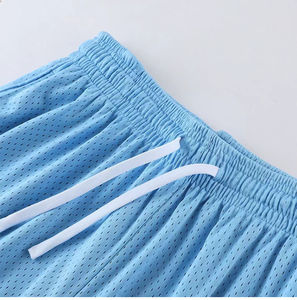 Shorts de sport en coton pour hommes, logo personnalisé, service OEM, motif uni, impression sérigraphique, anti-plis, pour la course à pied - Product Image 2