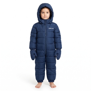 Custom Boys Girls Kids One Piece Ski Jumpsuit Warm Breathable Polyester Winter Snow Sports <b>Snowsuit</b> - Product Image 4