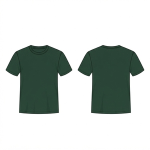 T-shirt Premium Teint en Pièce pour Homme en Coton, Toucher Doux, Style Streetwear, Vintage, Délavé à l'Acide, Effet Soleil, Grammage Lourd, T-shirt Vierge - Product Image 2