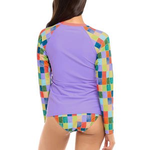 Maillots de compression sur mesure fabriqués au Pakistan, Rash Guards de sublimation MMA pour femmes, Rash Guards respirants, Vente en gros OEM - Product Image 2