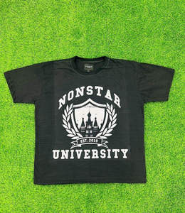 T-shirt graphique à manches courtes et col rond en coton pour homme, impression de haute qualité, style de rue, coupe ajustée, couleurs mélangées, grande taille - Product Image 2