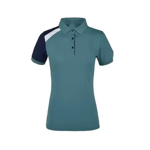 Chemise d'équitation pour femmes en tissu extensible, légère, respirante, à manches courtes, vêtements d'équitation, chemises d'équitation, hauts - Product Image 6