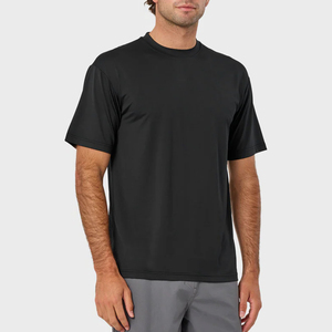 Camiseta Deportiva de Manga Corta para Hombre, Negra, de Secado Rápido, Poliéster, Transpirable, para Running, Fitness, OEM, ODM, Venta al Por Mayor - Product Image 6