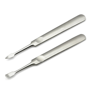 Ensemble professionnel de coupe-cuticules et repousse-cuticules en acier inoxydable durable pour manucure, pédicure et soins des ongles - Product Image 1