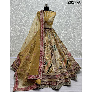 Nupcial Indio Desgaste Terciopelo Colecciones Para Novia Con Zarkhan Trabajo Por Fabzone - Product Image 1