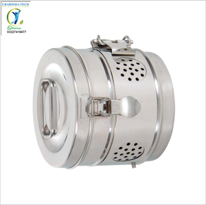 Tambour de pansement portable le plus vendu, usage chirurgical, réutilisable, en acier inoxydable, prix compétitif, manuel, OEM, haute qualité - Product Image 5