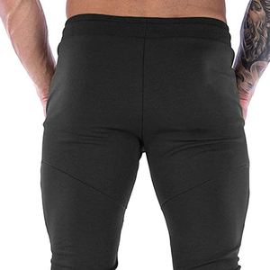 Pantalon de survêtement pour homme à taille haute, 100% coton, coupe droite et large, qualité supérieure, séchage rapide, respirant - Product Image 5