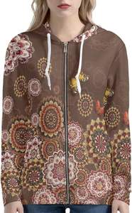 Sweat-shirts à capuche 100% coton pour femmes, tendance, haute qualité, personnalisables par sublimation, vente en gros - Product Image 6
