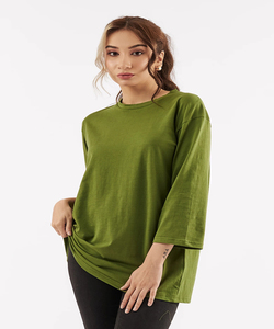 Camisetas Extra Grandes para Mujer, Diseño Moderno, Corte Holgado, 100% Algodón, Transpirables, para Verano, Alta Calidad, MOQ Bajo - Product Image 5