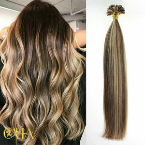 Supplier I Tip Vietnamese Remy Human Hair Extensions 100g Colored Nano <b>Ring</b> Attachment Double Drawn Ends Perm Ready - Product Image 1