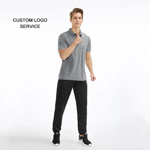Premium Quality Muscle Fit Sports Polo <b>Shirts</b> Manufacturer Wholesale Performance Golf Outfit Supplier Bulk Discount Spandex Polo - Product Image 5