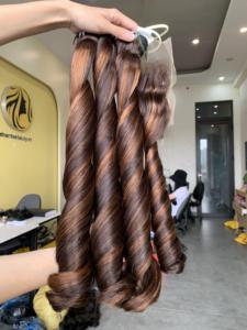 100% paquets de cheveux de trame brute vietnamienne toutes les textures naturelles Remy Virgin Hair Extension Bouncy Style Magic Bouncy Made Human Hair - Product Image 5