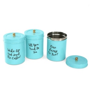 Stainless Steel Food Storage Containers Cylinder Shape With Lid Airtight Moisture Proof Modern Design For Kitchen <b>Canister</b> - Product Image 6