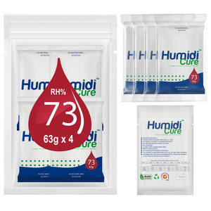 73% 2-तरम आर्द्रता नियंत्रक पैक 63g-10 आदर्श, फूल और टेरेन स्टोरेज के लिए. सटीक नमी अवशोषक प्रणाली - Product Image 1