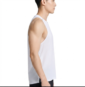 เสื้อกล้ามผู้ชายแบบสั่งทำพิเศษ ระบายอากาศได้ดี แห้งเร็ว เหมาะสำหรับออกกำลังกาย วิ่ง และเล่นกีฬา รับผลิตแบบ OEM และติดฉลากส่วนตัว - Product Image 5
