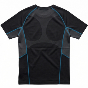 Camisetas Deportivas de Punto con Logotipo Personalizado, Camisetas Deportivas de Manga Corta para Hombre, Transpirables, de Secado Rápido, con Elasticidad en Cuatro Direcciones, Ropa de Yoga y Fitness - Product Image 3