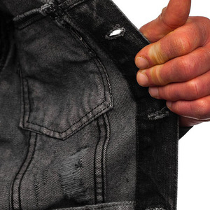 Blouson en jean personnalisable, nouvelle conception, matériau en duvet pour l'hiver, vente chaude, directement du fabricant - Product Image 2