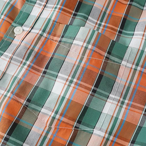 Men's Custom Logo Printed <b>Flannel</b> Casual Summer Shirts 100% Cotton Breathable Eco-Friendly Trendy - Product Image 5