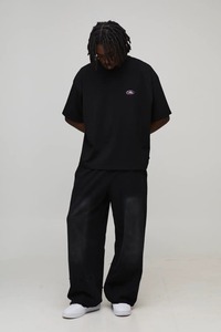 mens oversized boxy fit t shirt drop shoulder loose fit heavy cotton streetwear blank <b>tshirt</b> wholesale supplier - Product Image 4