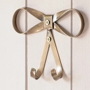 Antique Brass Bow <b>Wall</b> <b>Hook</b> Coat <b>key</b> rack Coat <b>Hook</b> - Product Image 3