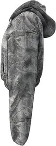 Wholesale Camo <b>Zip</b> Up Hoodies Custom Embroidery Patch Heavyweight Fleece Streetwear Men's Camouflage <b>Hooded</b> Jacket - Product Image 2