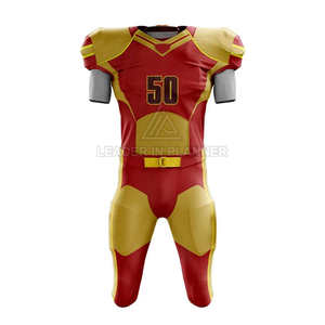 Comfortable Sports Wear American Football Uniform Polyester Men American Football Uniform Reasonable Price High Quality OEM - Product Image 5
