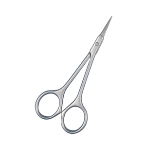 Ciseaux à cuticules professionnels en acier inoxydable, petits, courbés et tranchants, style russe, pour le soin des ongles - Product Image 1
