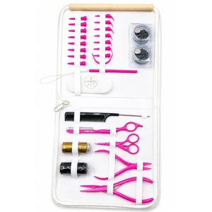 Kit d'outils pour extensions de cheveux en acier inoxydable, pinces à cheveux - Product Image 5