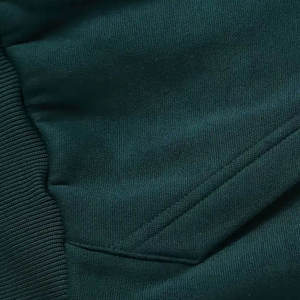 ชุดเสื้อสเวตเชิ้ตมีฮู้ดสีเขียวแบบยูนิเซ็กซ์พิมพ์ลายใบเมเปิ้ลสีดำกางเกงจ็อกเกอร์ลำลองสำหรับฤดูหนาวกระเป๋าแบบมีเชือกผูกทั้งตัว - Product Image 4